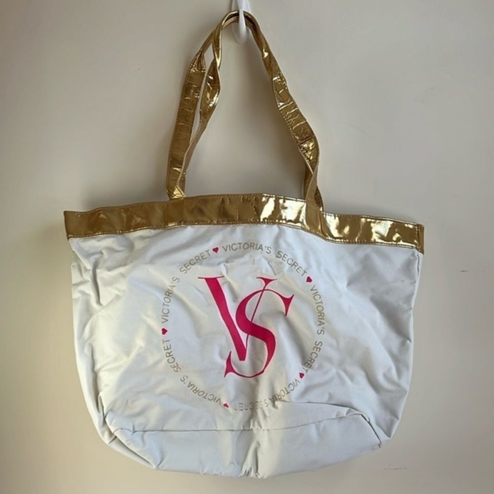 Victoria’s secret white large tote bag